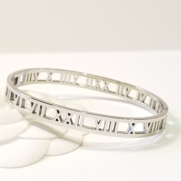 Trendy Stainless Steel Bangle Cuff Bracelet NEW - Picture 4 of 7